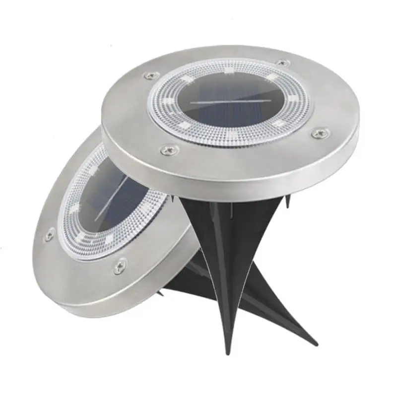 Luces led x4 suelo recarga solar 23D-129